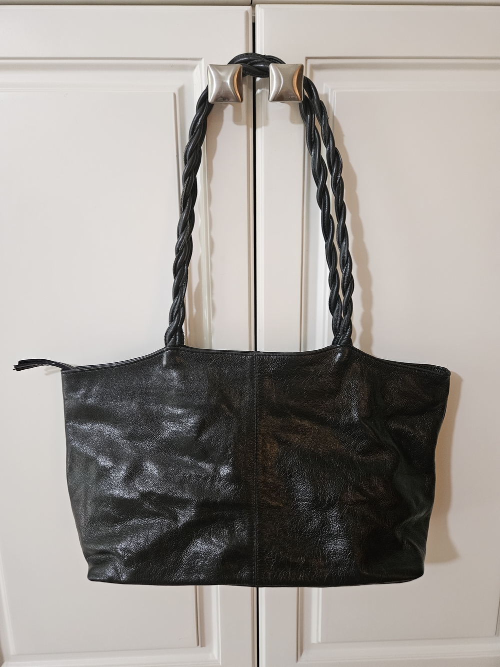 Latico Leathers Full Grain Leather Tote Shoulder Bag Minimalist Boho Utility